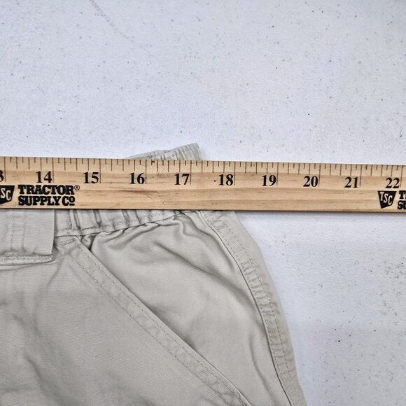 Faded Glory Cargo Hiking Shorts Mens 38 (Measure 36) Tan Pockets Elastic Waist - Picture 4 of 5